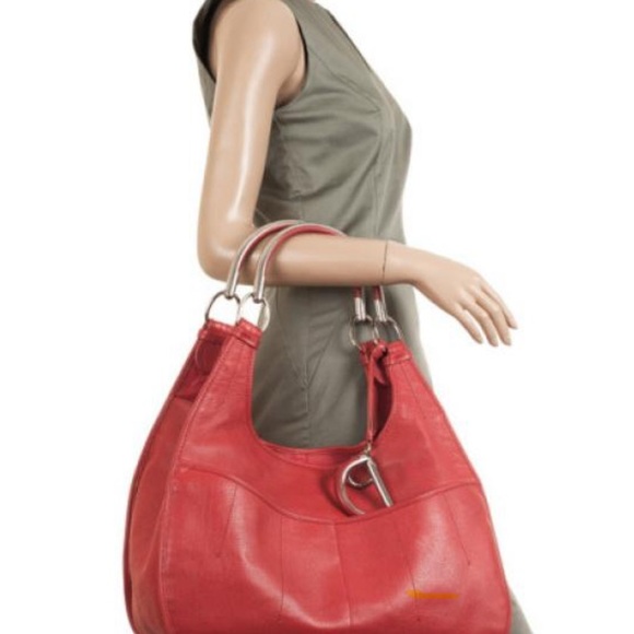 Vintage Dior 61 Red Leather Shoulder Bag - Picture 11 of 11